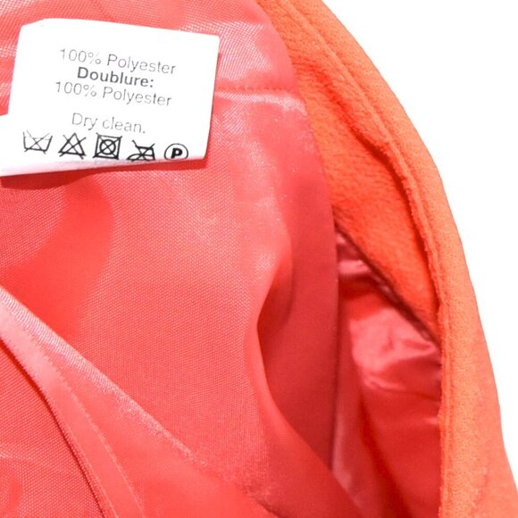 J.Crew Pencil Skirt 2 Neon Orange Officecore Mod Preppy Pop Color - Picture 5 of 6